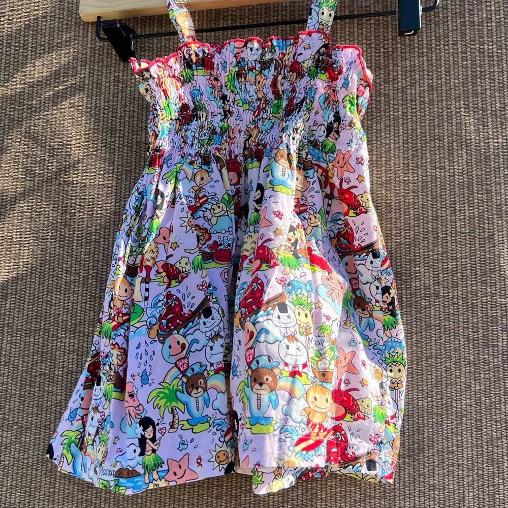 Strawberry Guava RJC Hawaii Girls Toddler Size 6 Dress Pink Fun Made USA